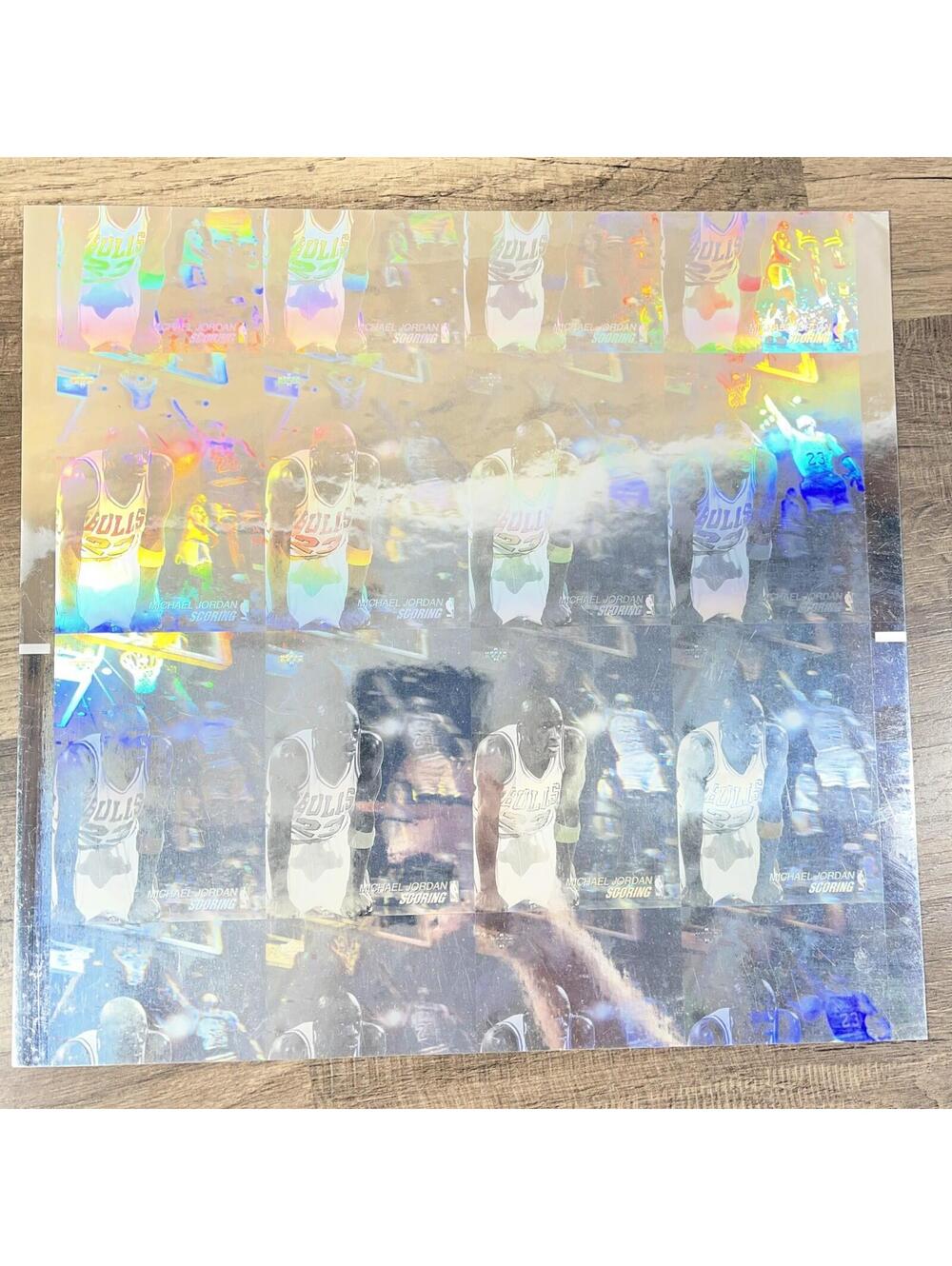 1991-92 Upper Deck #AW1 Michael Jordan Hologram Card Sheet